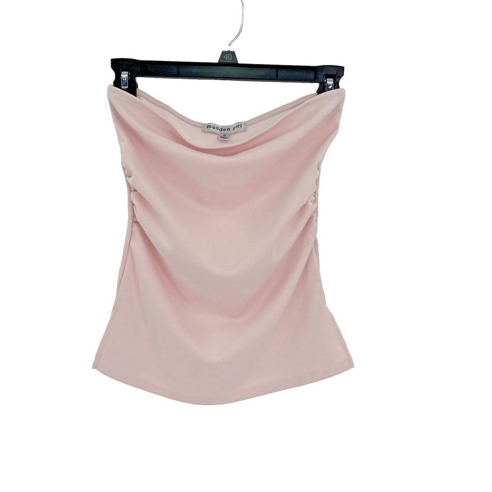 Women's Madden Girl Pink Strapless Top Size Small